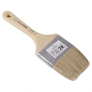 Copenhagen Pro 2 componenten platte kwast 5* maat 3 wit Chinees varkenshaar FSC houten steel 23.206.30