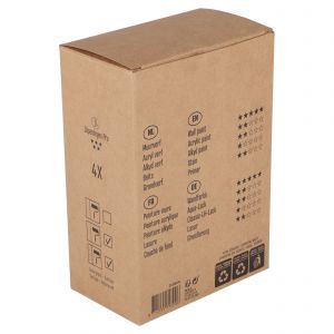 Copenhagen Pro Dualon muurverfroller 5* 12 cm 13 mm vacht dubbel dik set 4 stuks 23.300.04