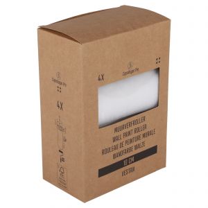 Copenhagen Pro Vestan muurverfroller 4* 12 cm 11 mm vacht dubbel dik set 4 stuks 23.300.54