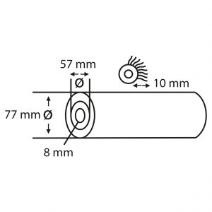 Copenhagen Pro FinGrey muurverfroller 5* 18 cm 10 mm vacht 23.300.86