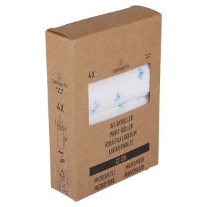 Copenhagen Pro microvezel aflakroller 5* 12 cm 9 mm vacht dubbel dik set 4 stuks 23.310.24