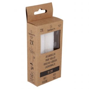 Copenhagen Pro vilt aflakroller 5* 10 cm 5 mm vacht set 2 stuks 23.310.43