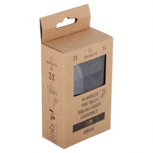 Copenhagen Pro schuim super fijn aflakroller 4* 7 cm concaaf set 3 stuks 23.310.81