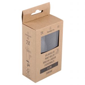Copenhagen Pro schuim super fijn aflakroller 4* 12 cm concaaf set 2 stuks 23.310.83