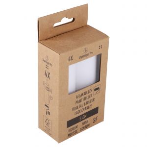 Copenhagen Pro schuim super fijn aflakroller 4* 5 cm recht set 4 stuks 23.310.91
