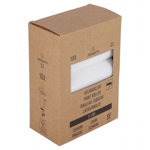 Copenhagen Pro schuim super fijn aflakroller 4* 11 cm 2 zijden rond set 10 stuks 23.311.02