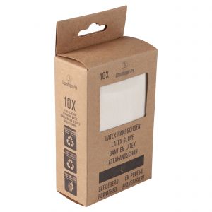 Copenhagen Pro wegwerphandschoen Latex maat L set 10 stuks 23.442.00