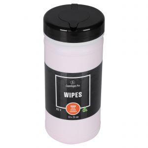 Copenhagen Pro Wet Wipes Eco Ultra Scrub reinigingsdoekjes in dispenser set 100 stuks 23.444.01