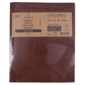 Copenhagen Pro schuurpapier droog K60 set 50 vel 23.500.06
