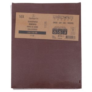 Copenhagen Pro schuurpapier droog K80 set 50 vel 23.500.08