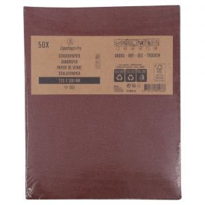 Copenhagen Pro schuurpapier droog K150 set 50 vel 23.500.15
