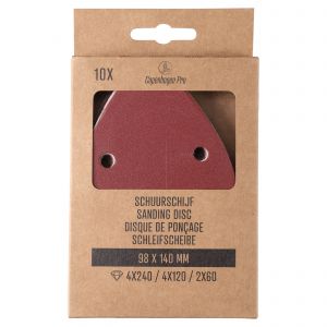 Copenhagen Pro schuurschijf 98x140 mm 3 assorti set 10 stuks 23.509.10