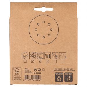 Copenhagen Pro schuurschijf 125 mm 3 assorti set 10 stuks 23.509.20