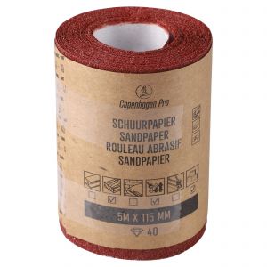 Copenhagen Pro schuurrol droog K40 11,5 cm x 5 m 23.510.04