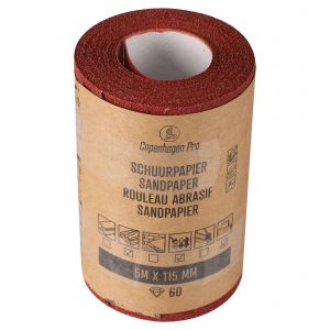 Copenhagen Pro schuurrol droog K60 11,5 cm x 5 m 23.510.06