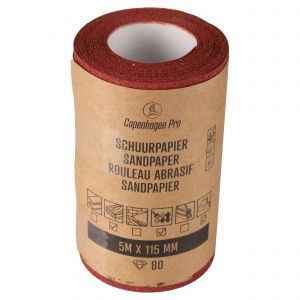 Copenhagen Pro schuurrol droog K80 11,5 cm x 5 m 23.510.08