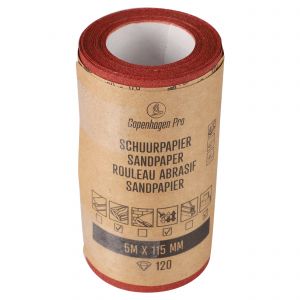 Copenhagen Pro schuurrol droog K120 11,5 cm x 5 m 23.510.12
