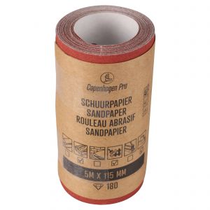 Copenhagen Pro schuurrol droog K180 11,5 cm x 5 m 23.510.18