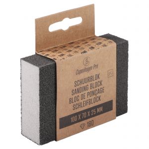 Copenhagen Pro schuurblok fijn K180 10x7x2,5 cm 23.513.00
