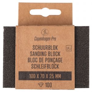 Copenhagen Pro schuurblok middel K100 10x7x2,5 cm 23.513.01