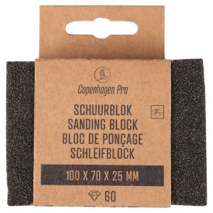 Copenhagen Pro schuurblok grof K60 10x7x2,5 cm 23.513.02