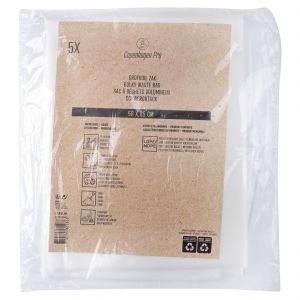 Copenhagen Pro puinvuilzak kunststof 60 L 58x85 cm 80 mu set 5 stuks 23.612.00
