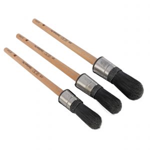 Copenhagen Pro kwastenset Krex patentpuntkwast 4* maat 12-14-16 synthetisch haar 3-delig FSC houten steel 23.900.03
