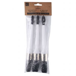 Copenhagen Pro kwastenset universeel patentkwast 2* maat 12-14-16 synthetisch haar 3-delig vol kunststof steel 23.900.05