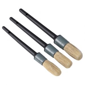 Copenhagen Pro kwastenset wegwerp patentkwast maat 10-12-14 wit Chinees varkenshaar 3-delig kunststof steel 23.900.07