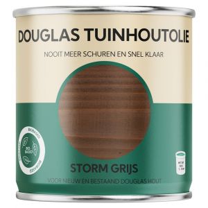 Tuinhoutolie Douglas-olie 750 ml storm grijs blik 25.922.01