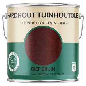 Tuinhoutolie hardhoutolie 2500 ml diep bruin blik 25.930.02