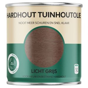 Tuinhoutolie hardhoutolie 750 ml licht grijs blik 25.931.01