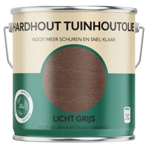 Tuinhoutolie hardhoutolie 2500 ml licht grijs blik 25.931.02