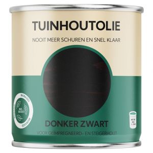 Tuinhoutolie tuinhoutolie 750 ml donker zwart blik 25.951.01