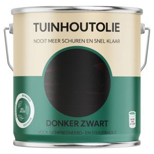 Tuinhoutolie tuinhoutolie 2500 ml donker zwart blik 25.951.02