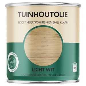 Tuinhoutolie tuinhoutolie 750 ml licht wit blik 25.952.01