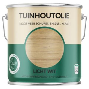 Tuinhoutolie tuinhoutolie 2500 ml licht wit blik 25.952.02