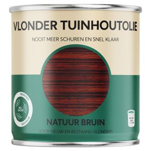 Tuinhoutolie vlonderolie 750 ml natuur bruin blik 25.960.01