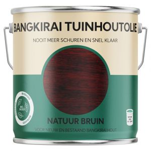 Tuinhoutolie Bangkirai-olie 2500 ml natuur bruin blik 25.970.02