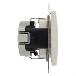 Berker S1 contactdoos inbouw 1-voudig randaarde polarwit set 10 stuks 54.103.42