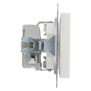 Gira System 55 contactdoos inbouw 1-voudig randaarde polarwit 54.191.42