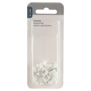 Q-Link kabelclip plat 6 mm wit 54.213.12