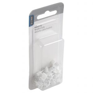 Q-Link kabelclip plat 6 mm wit 54.213.12