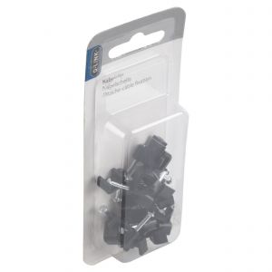 Q-Link kabelclip plat 8 mm zwart 54.213.22