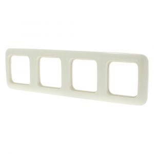 Busch-Jaeger SI afdekraam inbouw 4-voudig crème 66.000.24