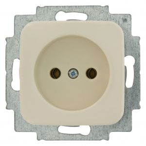 Busch-Jaeger SI contactdoos inbouw 1-voudig crème 66.000.40
