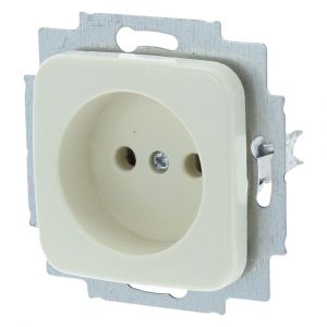 Busch-Jaeger SI contactdoos inbouw 1-voudig crème 66.000.40