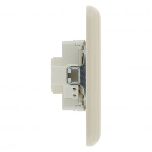 Busch-Jaeger SI contactdoos inbouw 2-voudig crème 66.000.49