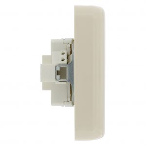Busch-Jaeger SI contactdoos inbouw 2-voudig randaarde crème 66.000.50