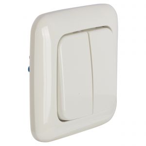 Busch-Jaeger Relfex afdekraam inbouw 1-voudig polarwit 66.001.21